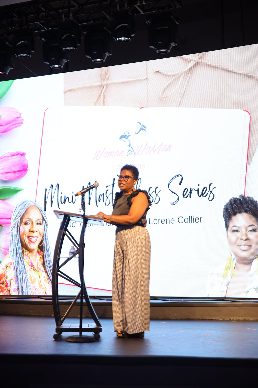 Mini Masterclass Speaker on stage